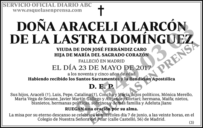 Araceli Alarcón de la Lastra Domínguez